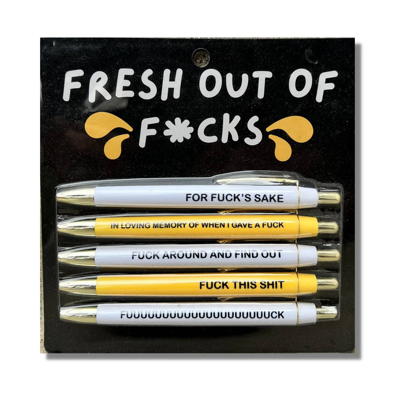 Fun Club Fresh out of Fucks Pen Set