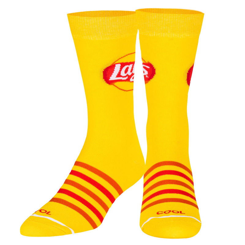 Cool Socks Men's Crew Folded - Lays Stripes