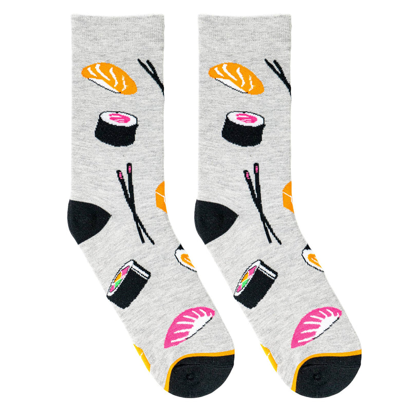 Crazy Socks Men's Crew Folded - Sushi