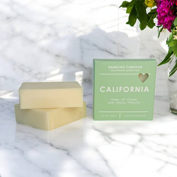 Rambling Caravan California Bar Soap - Mint Green
