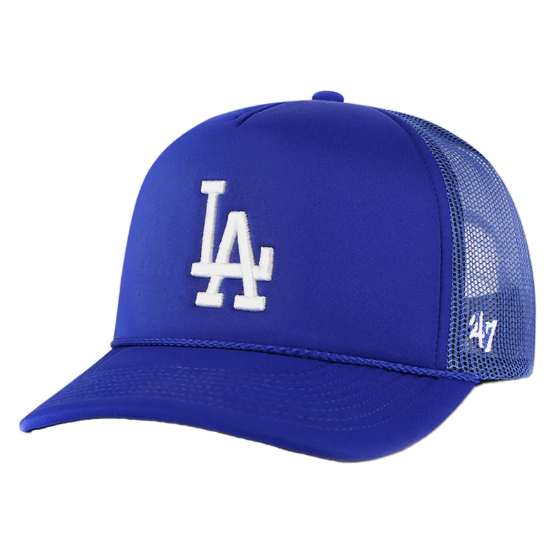 47 Brand - LA Dodgers Foam Front Mesh Trucker Hat Front