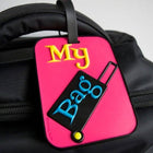 Suitcase Pink Luggage Tag