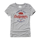 California Short Sleeves Tee - Grey