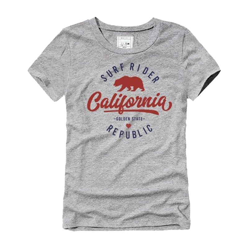 California Short Sleeves Tee - Grey