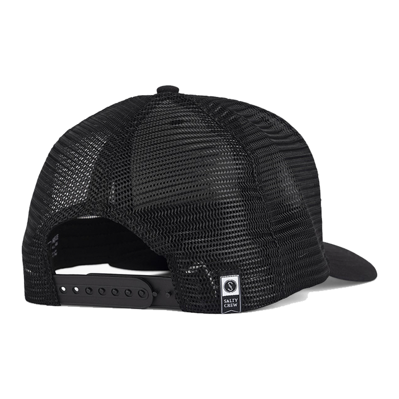 Salty Crew Hook Up Twill Black Retro Trucker Back