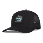 Salty Crew Hook Up Twill Black Retro Trucker Front