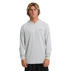 Billabong Arch Mesh Loose Fit Hooded Long Sleeve  - Silver (Front)