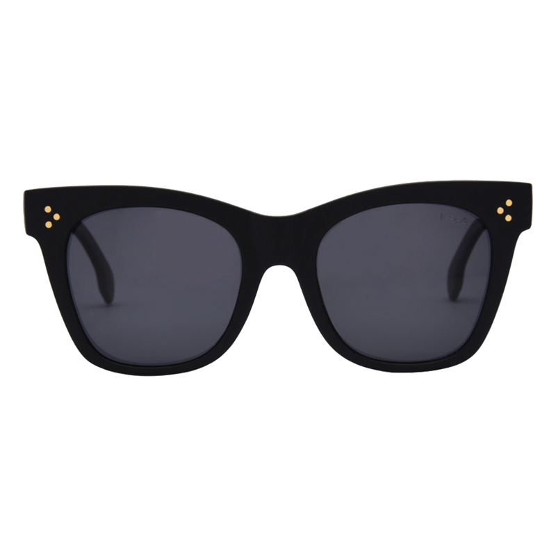 I-SEA Stevie Matte Black/ Smoke Polarized Lens - Front