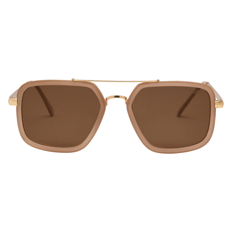 I-SEA Cruz Oatmeal / Brown Polarized Lens (Front)