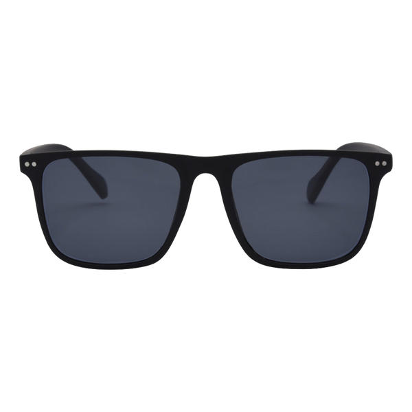 I-SEA Dax Black / Smoke Polarized Lens (Front)