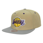 Mitchell & Ness NBA Classic Canvas Snapback Los Angeles Lakers - Tan (Front)