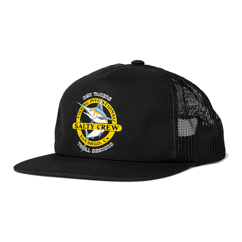 Salty Crew Interclub Black Trucker