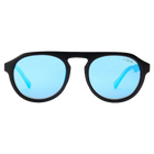 I-SEA Ivan Florence Black / Blue Mirror Polarized Lens (Front)