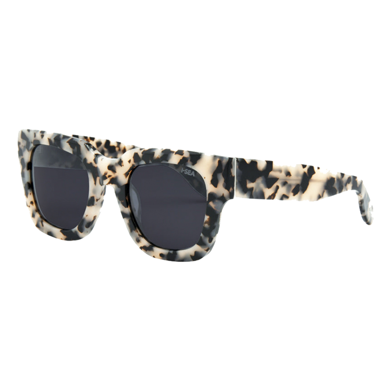 I-SEA Jolene Snow Tort/ Smoke Polarized Lens - Side