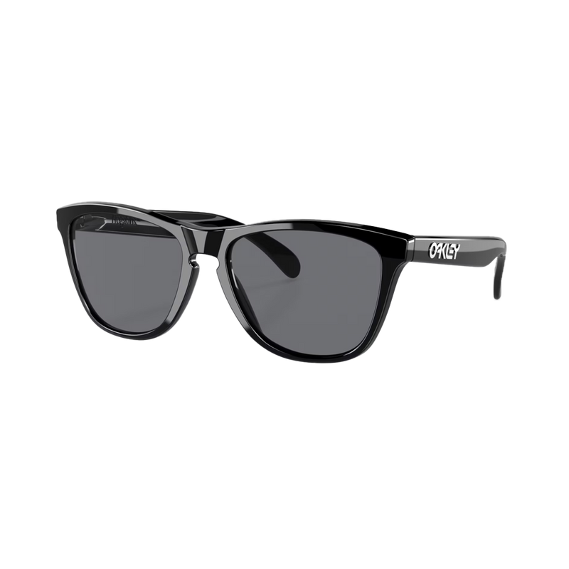 Oakley Frogskins™ Grey Lenses,  Polished Black Frame