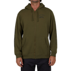 Salty Crew Kamikaze Army Zip Fleece Front