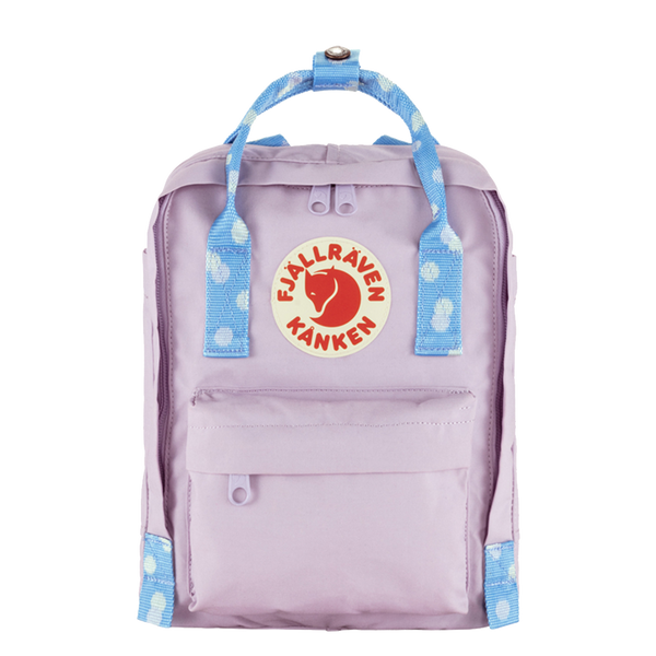 Fjallraven Kanken Mini Backpack - Pastel Lavender-Confetti Pattern Front