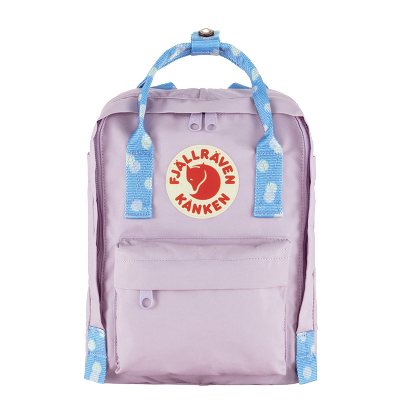 Fjallraven Kanken Mini Backpack - Pastel Lavender-Confetti Pattern Front