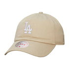 Mitchell & Ness LA Dodgers Khaki Chalk Dust 1904 Dad Adjustable Hat Front