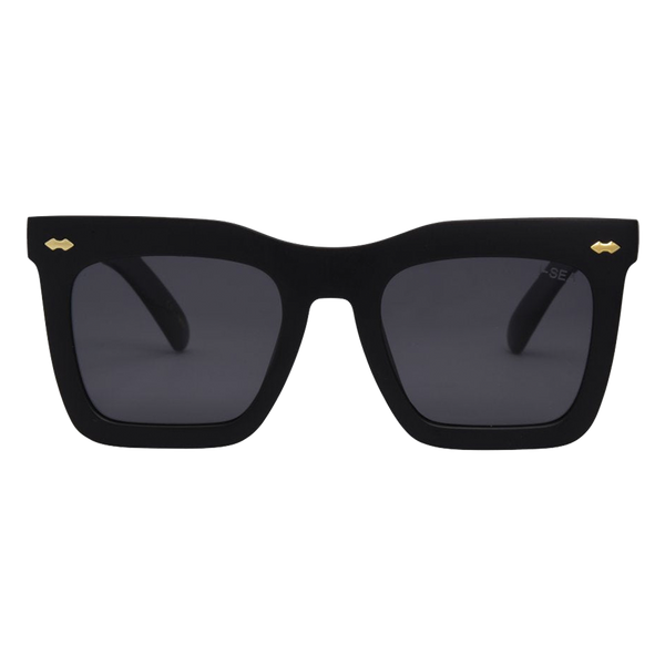 I-SEA Maverick Black/ Smoke Polarized Lens - Front