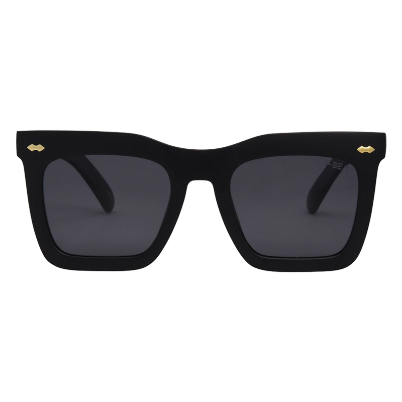 I-SEA Maverick Black/ Smoke Polarized Lens - Front