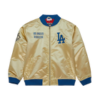 MLB Team OG 2.0 Lightweight Satin Gold Jacket Dodgers Front