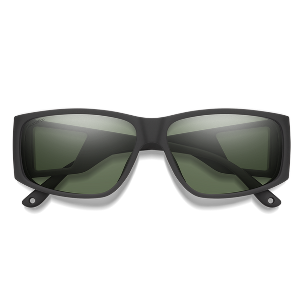 Smith - Monroe Peak Matte Black + ChromaPop™ Polarized Gray Green