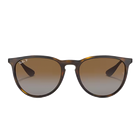 Ray-Ban Erika Classic Polished Light Havana + Gradient Brown