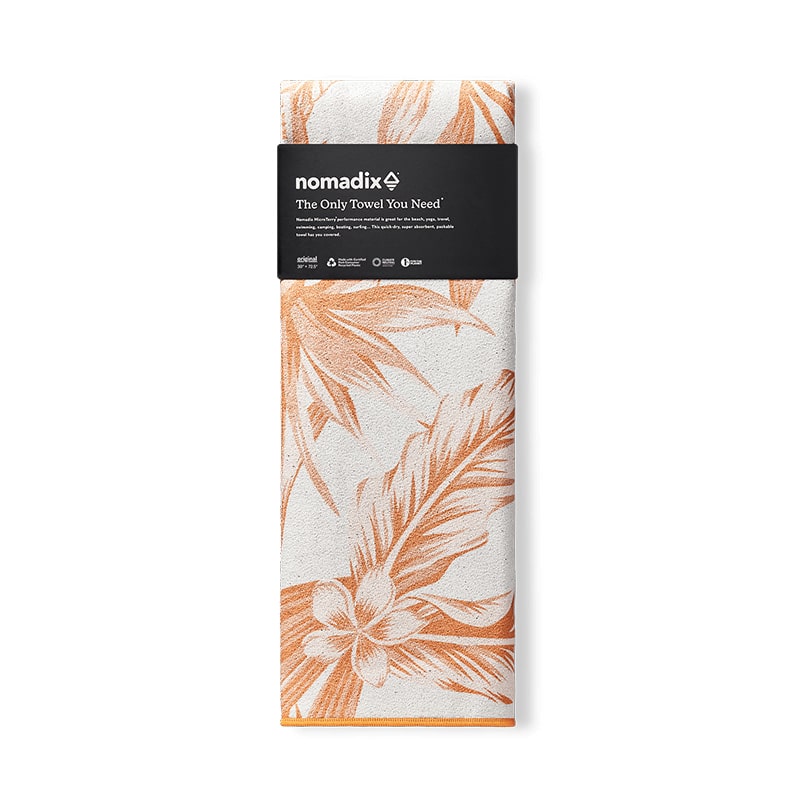 Nomadix - Original Towel: Palms Apricot (Folded)