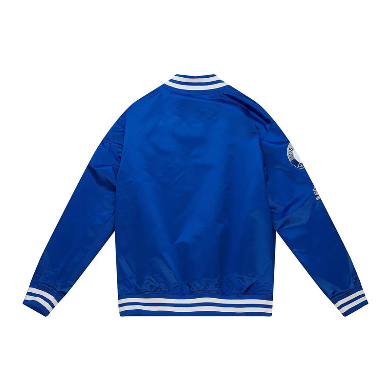 MLB M&N City Collection Lightweight Satin Jacket Dodgers Back