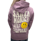 Santa Monica Sand 'N Surf  Purple Hoodie