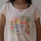 Sand 'N Surf Light Pink Beach Tee-Shirt