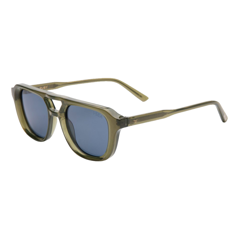 I-SEA Ruby Olive/ Navy Polarized Lens - Side