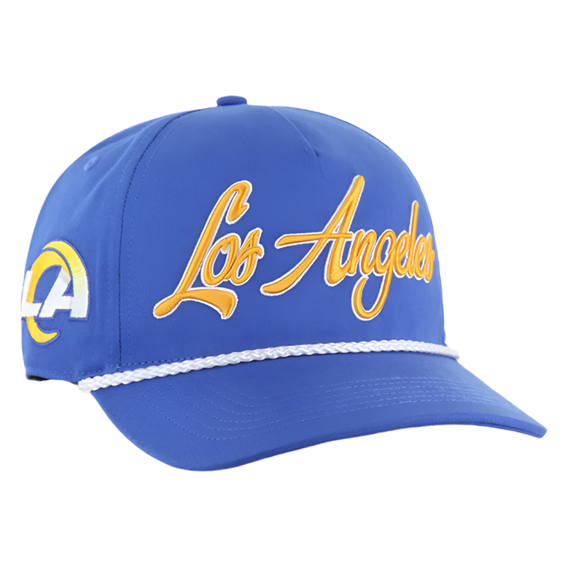 Blue cap with 'Los Angeles' and 'LA' logo on a white background