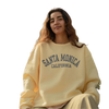 Santa Monica California Butter Crewneck Sweater