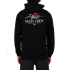 Salty Crew Soarin Black Hood Fleece back