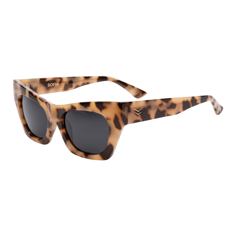 I-SEA Sofia Sunshine Tort/ Smoke Polarized Lens - Side