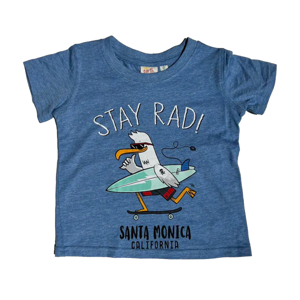 Stay Rad Blue Kid Tee-Shirt