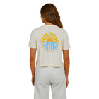 Salty Crew Sun Days Off White Crop Tee Back