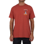 Salty Crew  Tailed Salmon Heather Short Sleeve Standard Tee Front