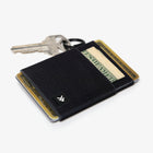 Thread Elastic Wallet - Black with Key and Card