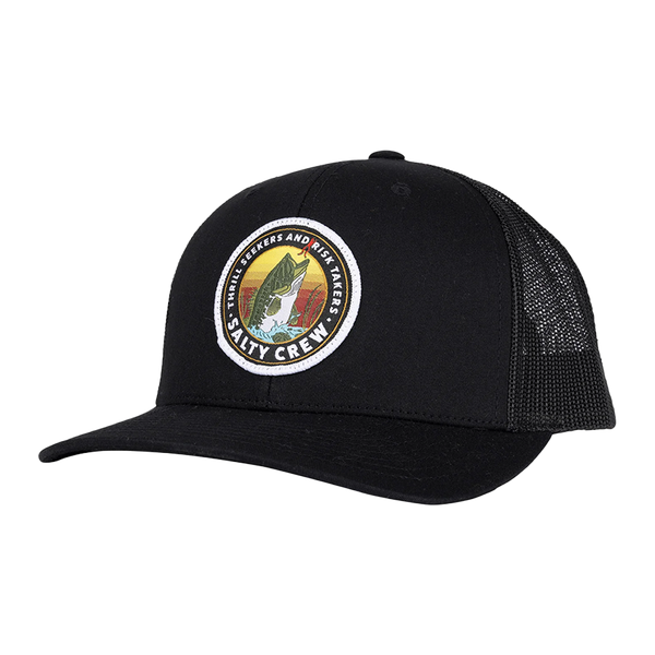 Salty Crew Toads Black Retro Trucker