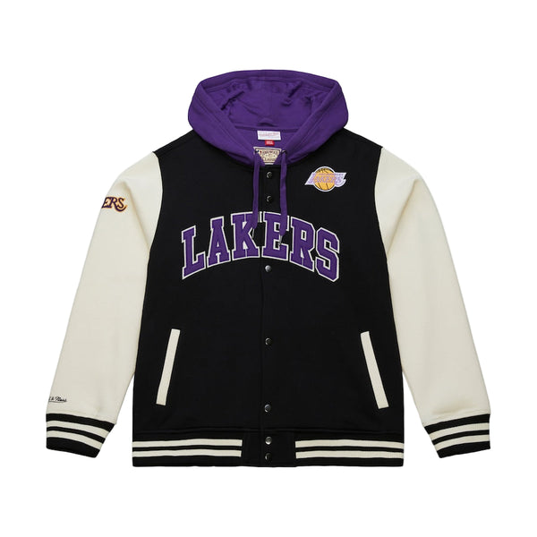【正規品】Mitchell & Ness Lakers スタジャン NBA公式 unisex-black-los-angeles-