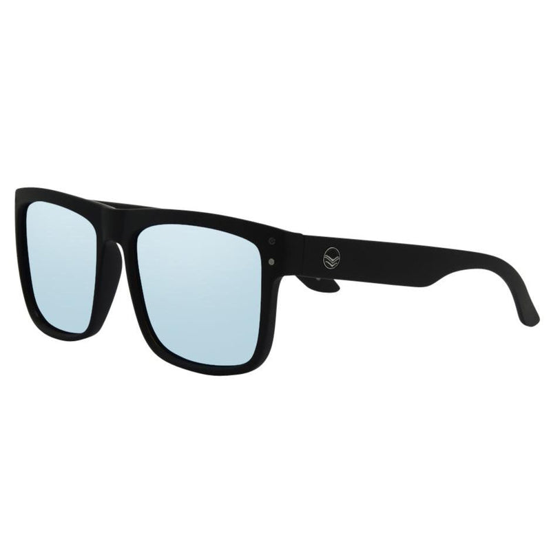 I-SEA V Lander Black Soft Touch Rubber/ Blue Mirror Polarized Lens - Side