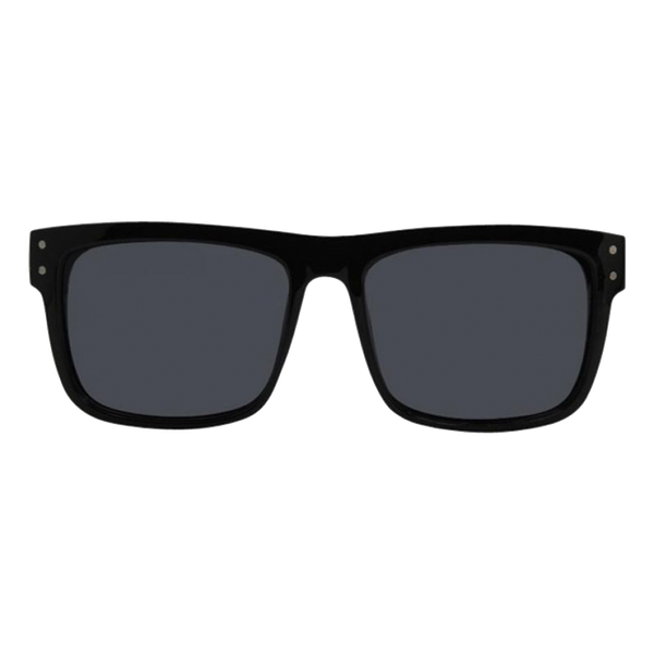 I-SEA V Lander Black Soft Touch Rubber/ Smoke Polarized Lens - Front