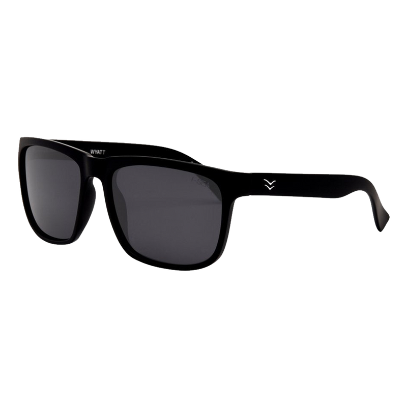 I-SEA Wyatt Black/ Smoke Polarized Lens - Side