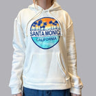 Santa Monica Sunset White Hoodie