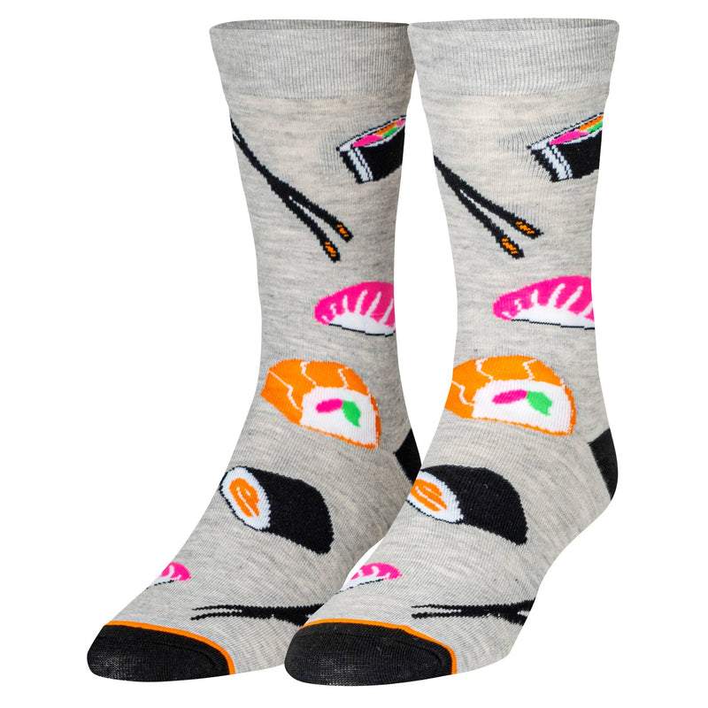 Crazy Socks Men's Crew Folded - Sushi