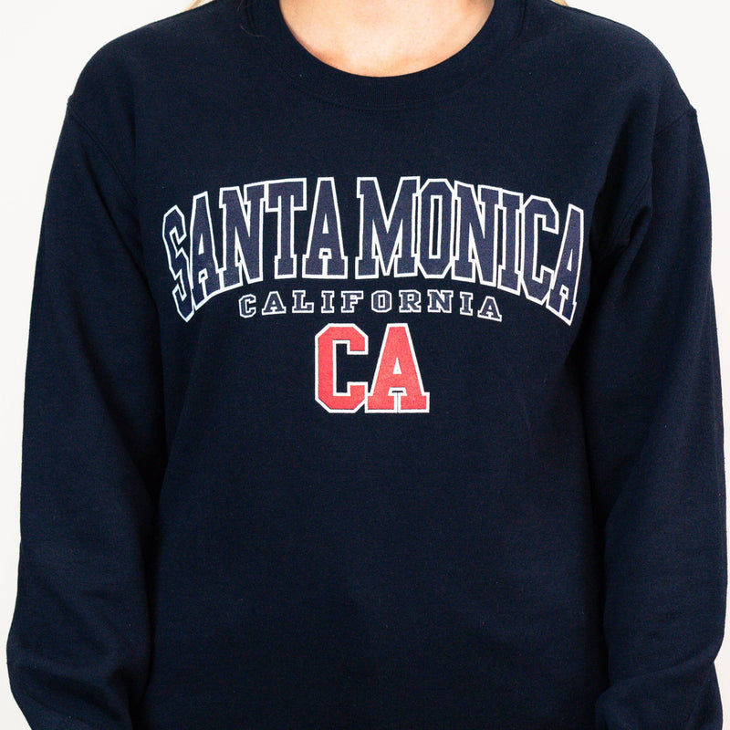 Varsity Santa Monica, CA Crewneck Sweatshirt