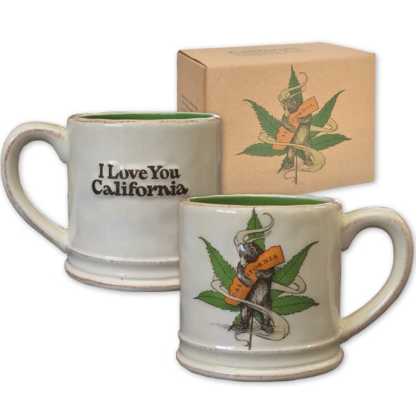 Cannabis CA Bear Hug Ceramic Mug
